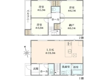 【東京都/杉並区高井戸西】杉並区高井戸西1丁目　新築戸建て　1号棟 