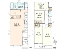 【神奈川県/横浜市瀬谷区上瀬谷町】瀬谷区上瀬谷町　新築戸建1号棟 