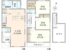 【神奈川県/横浜市瀬谷区二ツ橋町】横浜市瀬谷区二ツ橋町　新築戸建　No.2/2 