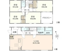 【神奈川県/横浜市泉区和泉中央北】泉区和泉中央北2丁目　新築戸建 