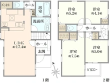 【神奈川県/海老名市国分南】海老名市国分南2丁目　新築戸建2号棟(全2棟) 