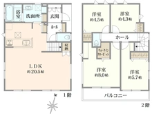 【神奈川県/横浜市港南区野庭町】横浜市港南区野庭町　新築戸建9号棟(全10棟) 