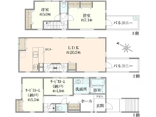 【神奈川県/横浜市旭区白根】旭区白根4丁目　新築戸建　6号棟（全13棟） 