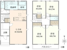 【埼玉県/所沢市大字山口】所沢山口　24-1期　2号棟 