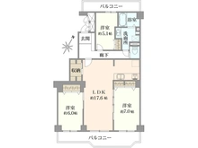 【千葉県/千葉市花見川区幕張町】幕張ファミールハイツ3号棟 