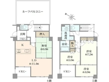 【神奈川県/横浜市保土ケ谷区法泉】東急ドエル横浜ヒルサイドガーデン 四番館 