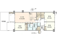 【神奈川県/茅ヶ崎市松が丘】フォルスコート茅ヶ崎ラチエン通り 