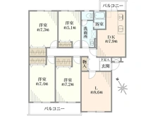 【東京都/立川市一番町】エステート立川一番町3号棟 