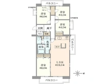 【東京都/練馬区光が丘】光が丘パークタウン春の風公園街12号棟 