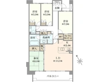 【愛知県/名古屋市千種区富士見台】パークシティ富士見台 Court-D 
