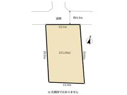 【東京都/渋谷区西原】渋谷区西原2丁目 土地 区画図