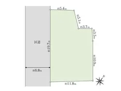 【東京都/渋谷区松濤】渋谷区松濤2丁目　売地 区画図