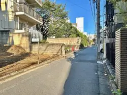 【東京都/港区赤坂】東京都港区赤坂4丁目　売地 前面道路