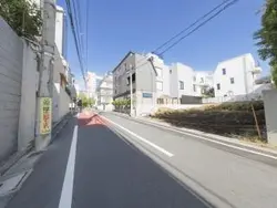 【東京都/渋谷区南平台町】渋谷区南平台町　建築条件付土地 前面道路