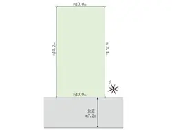 【東京都/渋谷区南平台町】渋谷区南平台町　建築条件付土地 区画図