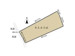 【東京都/渋谷区鉢山町】渋谷区鉢山町 土地 区画図