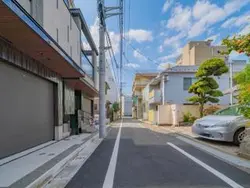 【東京都/目黒区中目黒】目黒区中目黒三丁目新築戸建 前面道路
