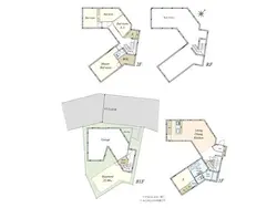 【東京都/世田谷区代沢】世田谷区代沢2丁目　中古戸建 間取り図