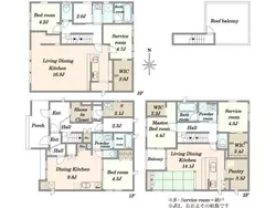 【東京都/新宿区天神町】新宿区天神町中古戸建 間取り図