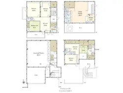 【東京都/大田区田園調布】大田区田園調布5丁目　戸建 間取り図
