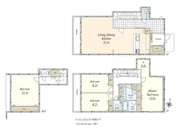 【東京都/世田谷区成城】成城4丁目Project B号棟 間取り図