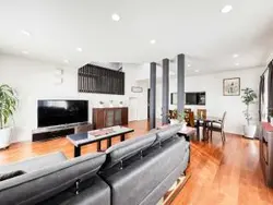 【東京都/江戸川区船堀】江戸川区船堀　戸建 リビング：2階、LD部分、ダイニングスペースと合わせて約22帖、床暖房付設