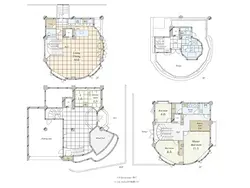 【東京都/大田区田園調布】田園調布4丁目　戸建 間取り図