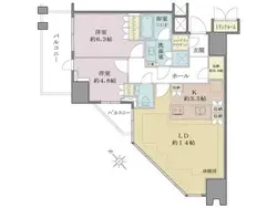 【東京都/渋谷区渋谷】プラウドタワー渋谷 間取り図