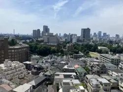 【東京都/港区白金】パーク・ノヴァ白金ヒルトップレジデンス サンルーム北側から北西方向の眺望