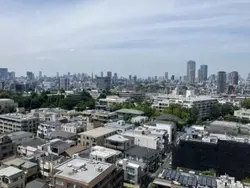 【東京都/港区白金】パーク・ノヴァ白金ヒルトップレジデンス 南側バルコニーから東方向の眺望