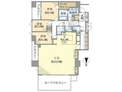 【東京都/港区元麻布】ジオグランデ元麻布 間取り図