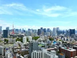【東京都/港区白金】白金ザ・スカイEAST棟 LD窓からの眺望