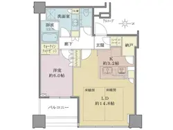 【東京都/港区白金】白金ザ・スカイEAST棟 間取り図