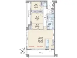 【東京都/渋谷区上原】リーフィアレジデンス上原 間取り図