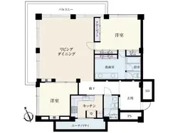 【東京都/港区三田】三田綱町パークマンション 間取り図