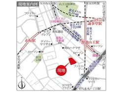 【東京都/港区赤坂】チュリス赤坂 現地案内図