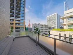 【東京都/港区三田】綱町ホームズ ルーフバルコニー