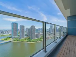 【東京都/中央区湊】パークシティ中央湊　ザ・タワー バルコニー