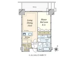 【東京都/千代田区紀尾井町】東京ガーデンテラス紀尾井町　紀尾井レジデンス 間取り図