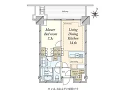 【東京都/千代田区紀尾井町】東京ガーデンテラス紀尾井町　紀尾井レジデンス 間取り図