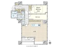 【東京都/港区三田】三田ガーデンヒルズ サウスヒル 間取り図