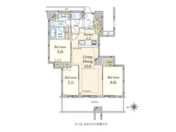 【東京都/新宿区富久町】富久クロスコンフォートタワー 間取り図