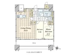 【東京都/文京区小石川】パークコート文京小石川ザタワー 間取り図