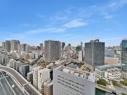 【東京都/港区海岸】ローレルタワールネ浜松町 眺望：バルコニーか