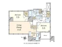 【東京都/品川区大崎】大崎ウエストシティタワーズ E棟 間取り図
