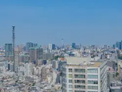 【東京都/新宿区四谷】クラッシィタワー新宿御苑 眺望：ズームあり