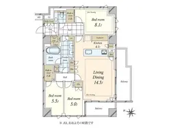 【東京都/千代田区六番町】ザ・パークハウス千代田六番町 間取り図