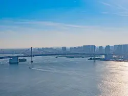 【東京都/中央区晴海】HARUMI FLAG SUN VILLAGE T棟 眺望：ズームあり