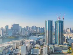 【東京都/中央区晴海】HARUMI FLAG SUN VILLAGE T棟 眺望：ズームなし