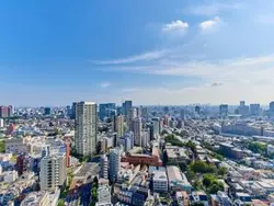 【東京都/港区白金台】プラウドタワー白金台 眺望：リビングから